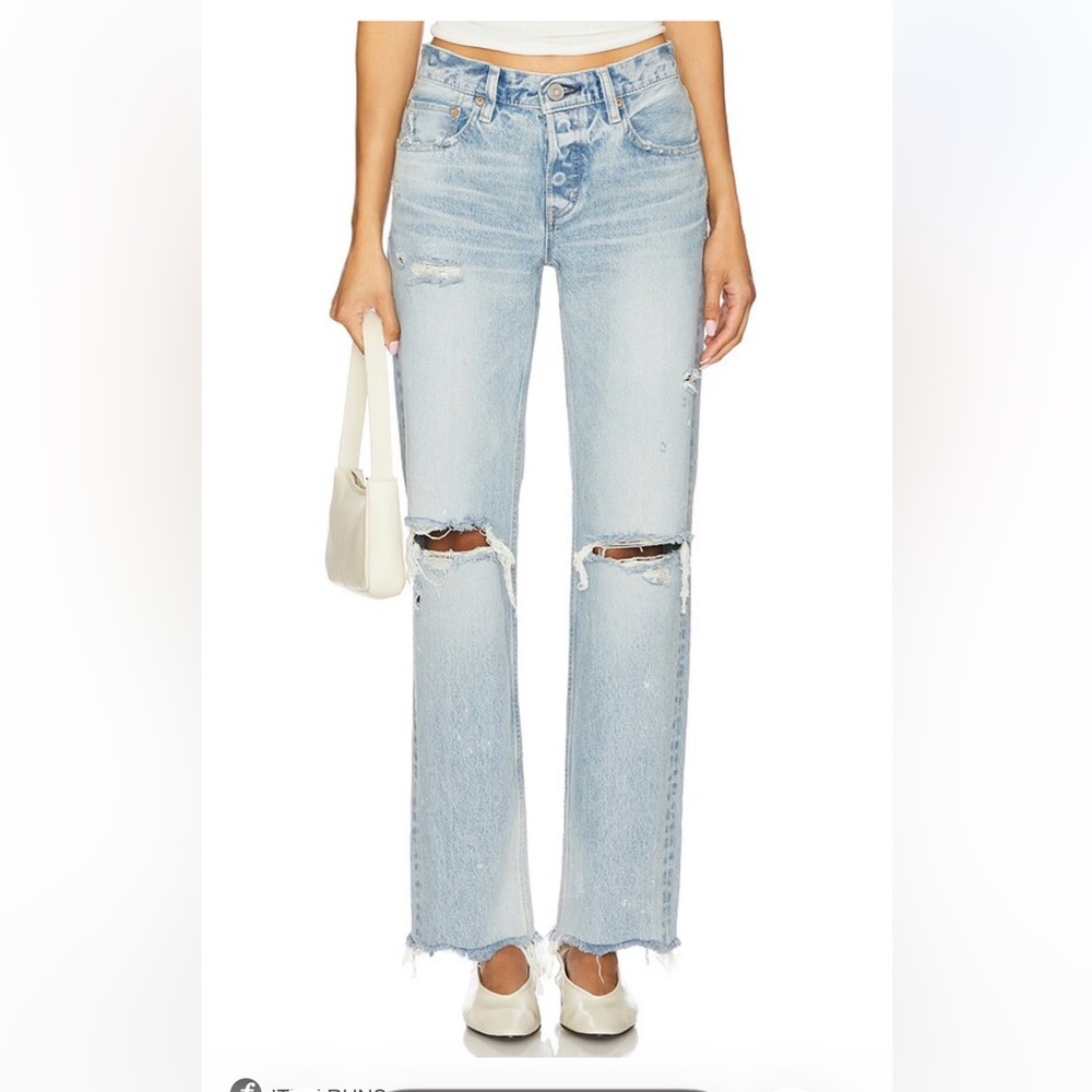 Odessa Straight-low Jeans in Light Blue
Moussy Vintage